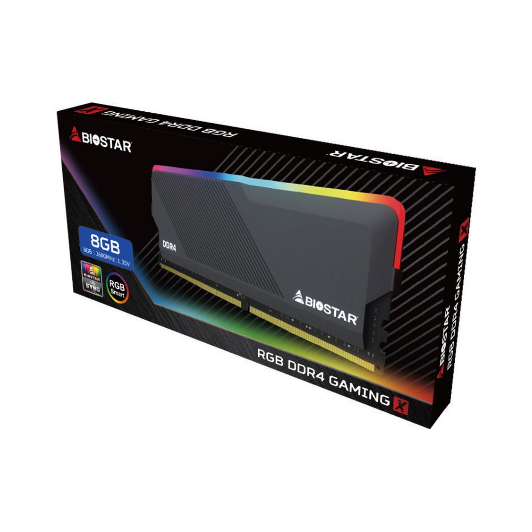 RAM 8GB DDR4 BIOSTAR GAMING X PC 3600MHZ RGB