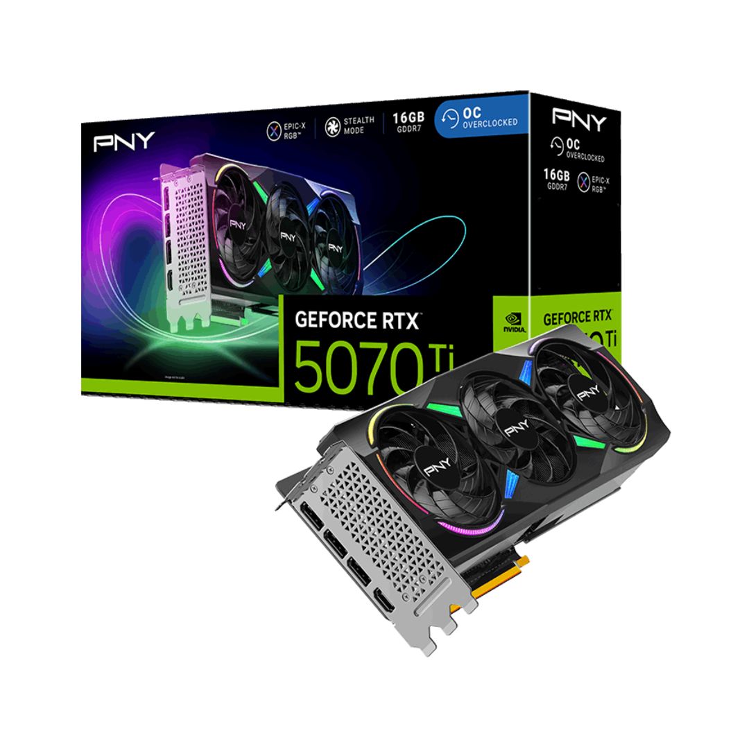 PNY GeForce RTX 5070 Ti OC 16GB 256BIT (VCG5070T16TFXXPB1-O)