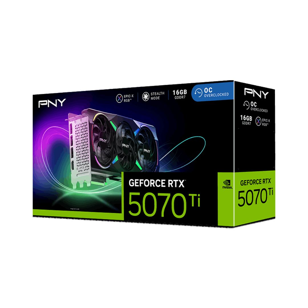 PNY GeForce RTX 5070 Ti OC 16GB 256BIT (VCG5070T16TFXXPB1-O)