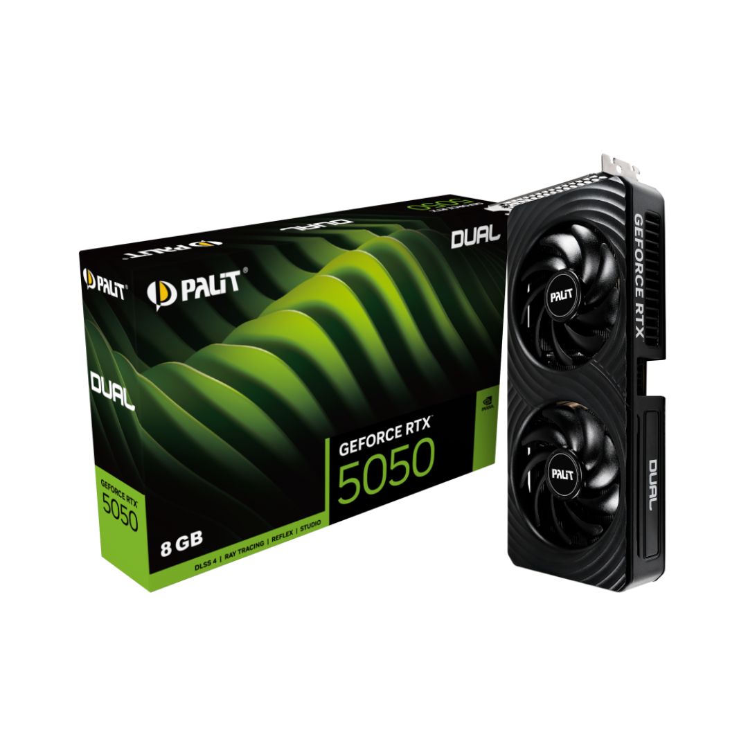 Palit GeForce RTX™ 5050 Dual 8GB 128BIT (NE65050019P1-GB2070D)