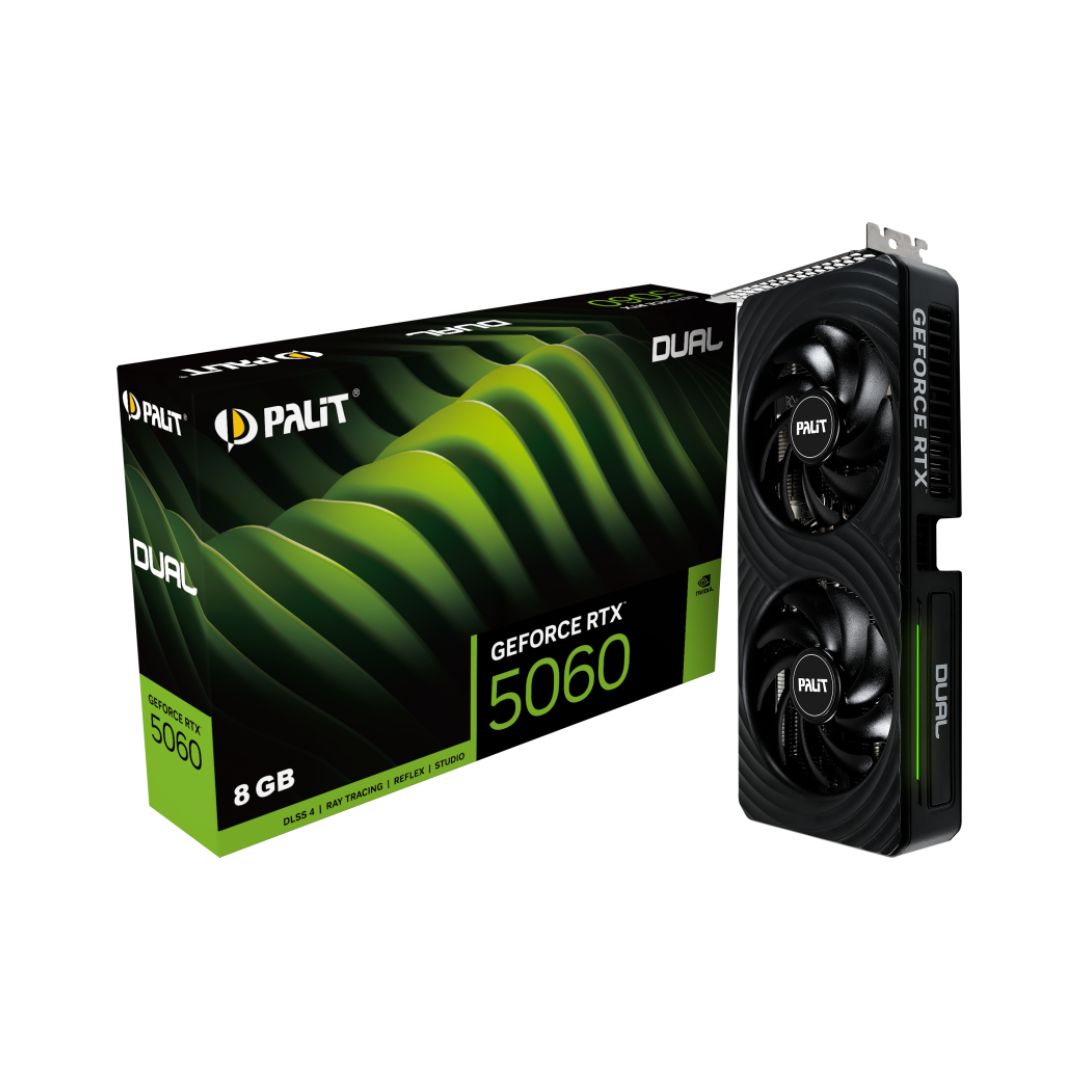 Palit GeForce RTX™ 5060 Dual 8GB 128BIT (NE75060019P1-GB2063D)