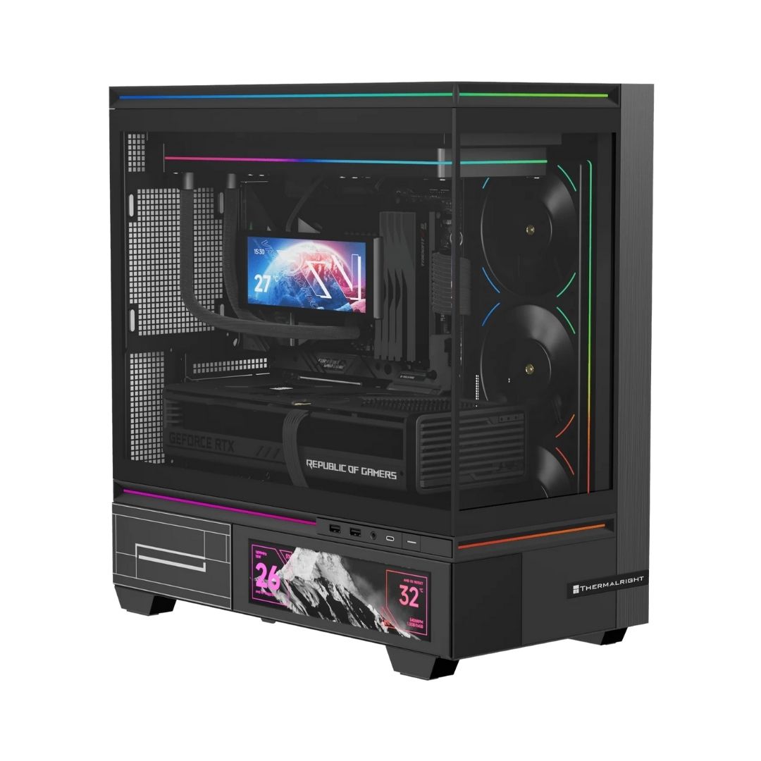 THERMALRIGHT TL-M10 VISION BLACK KOMPÜTER KORPUSU