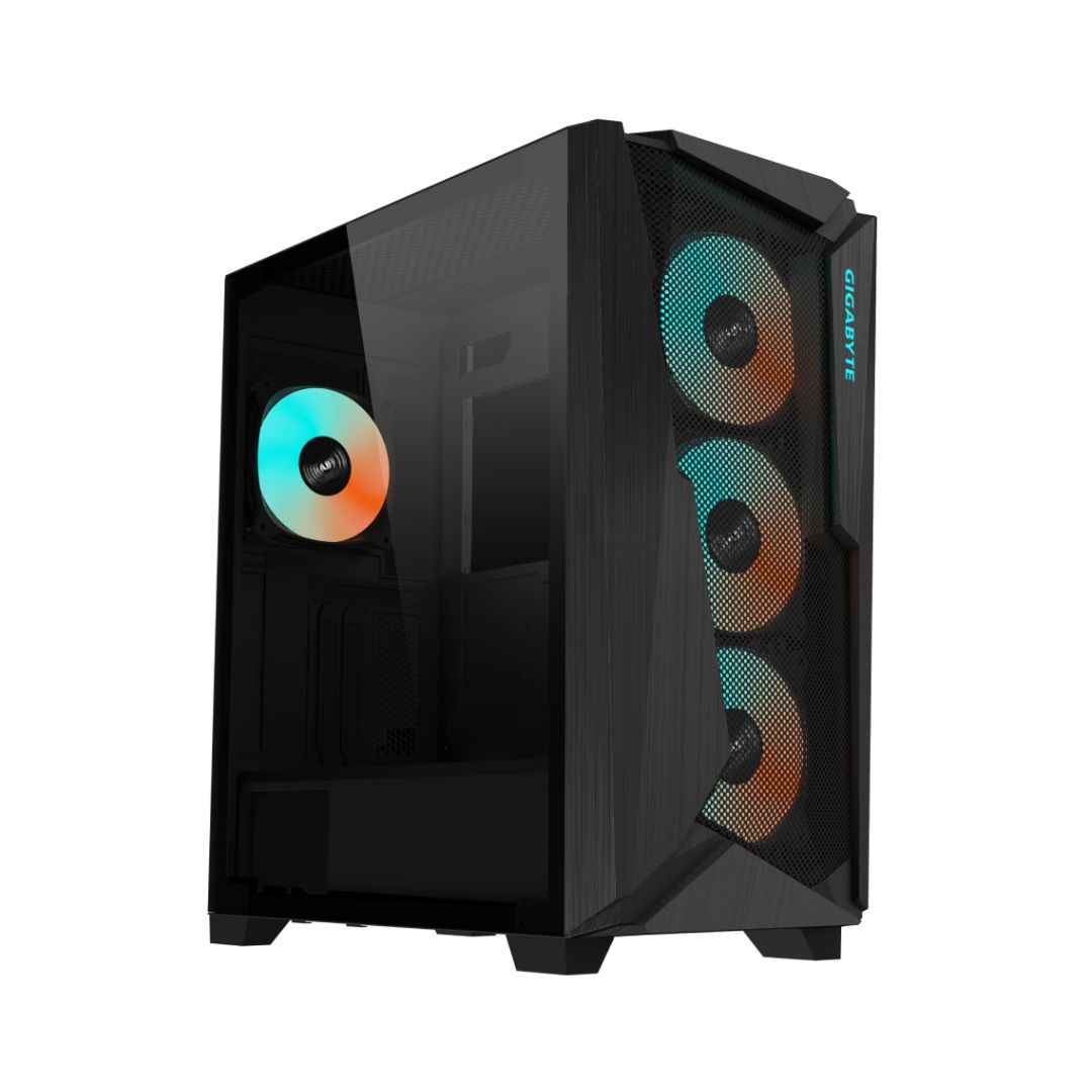 GIGABYTE C301 GLASS BLACK KOMPÜTER KORPUSU (GB-C301G)