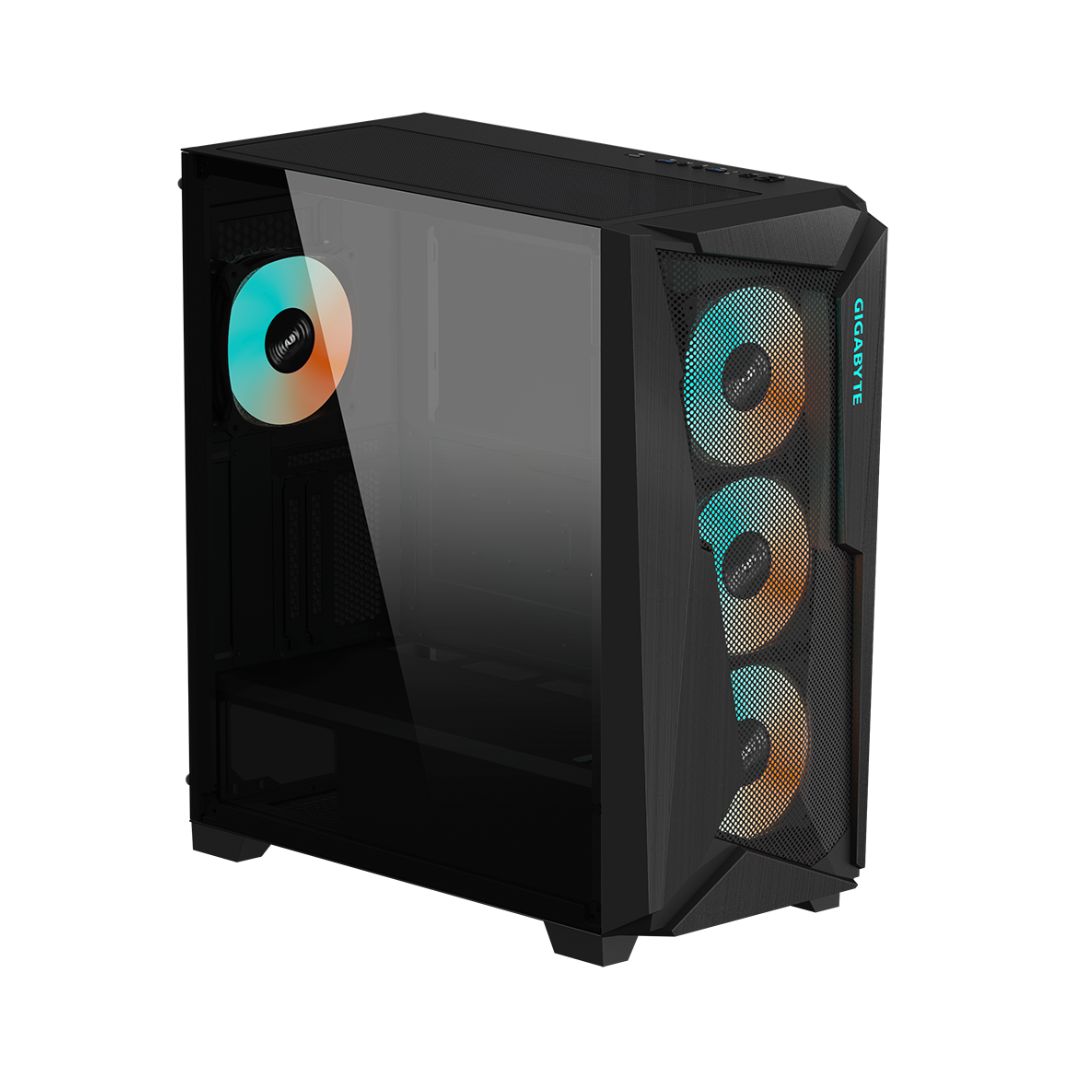 GIGABYTE C301 GLASS BLACK KOMPÜTER KORPUSU (GB-C301G)