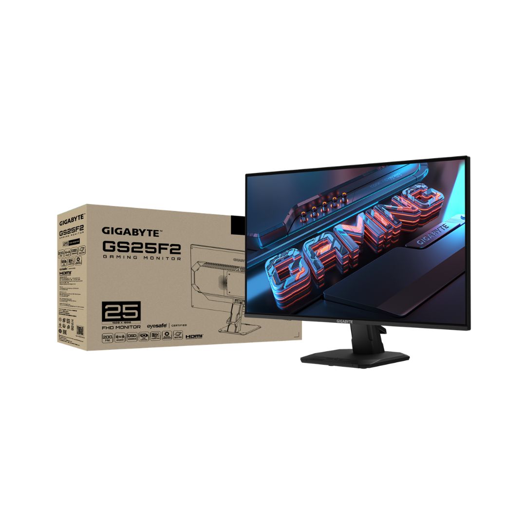 MONITOR GIGABYTE GS25F2 FHD 200HZ 24.5'' (SPEAKERS)