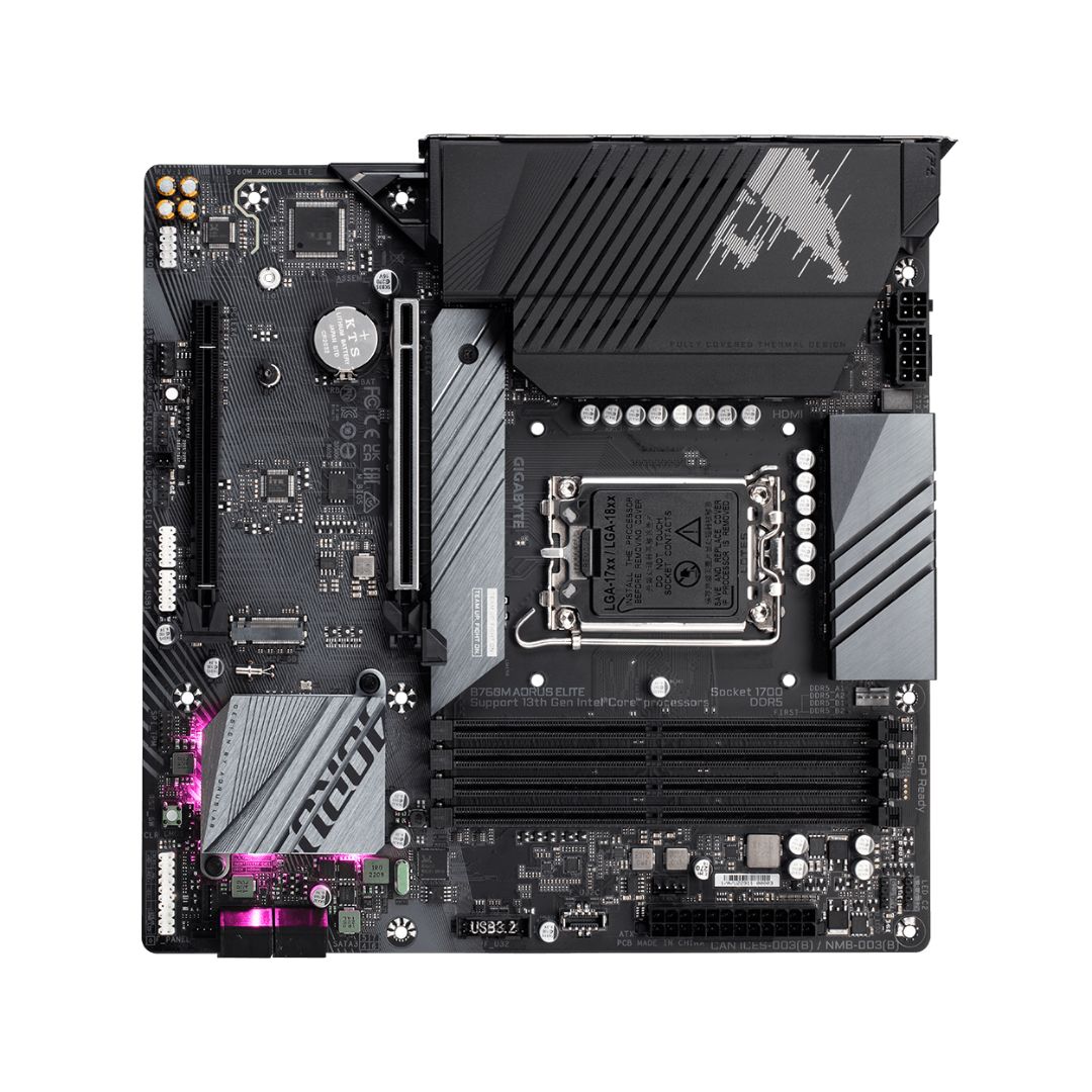MOTHERBOARD GIGABYTE B760M AORUS ELITE DDR5
