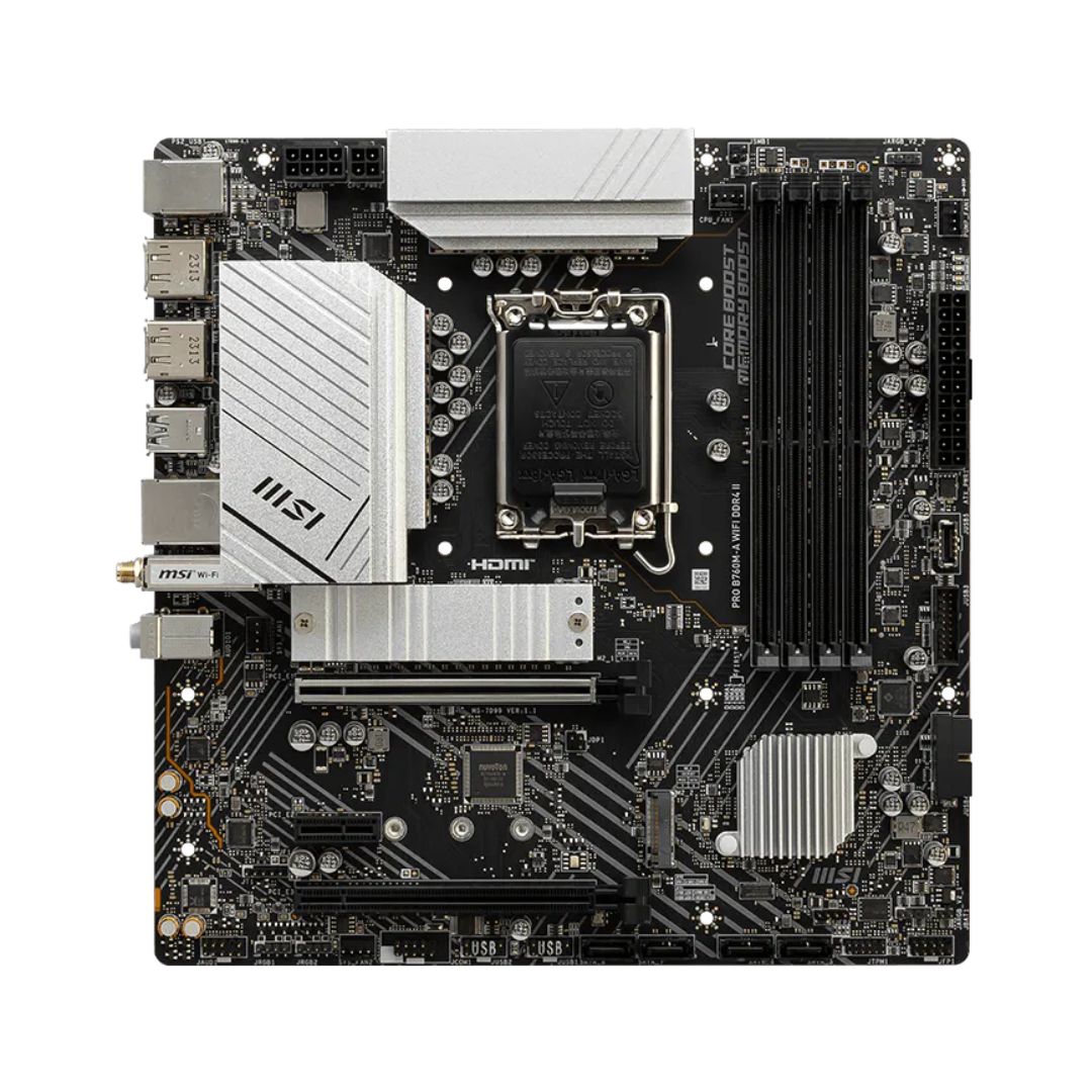 MOTHERBOARD MSI PRO B760M-A II DDR4 WIFI