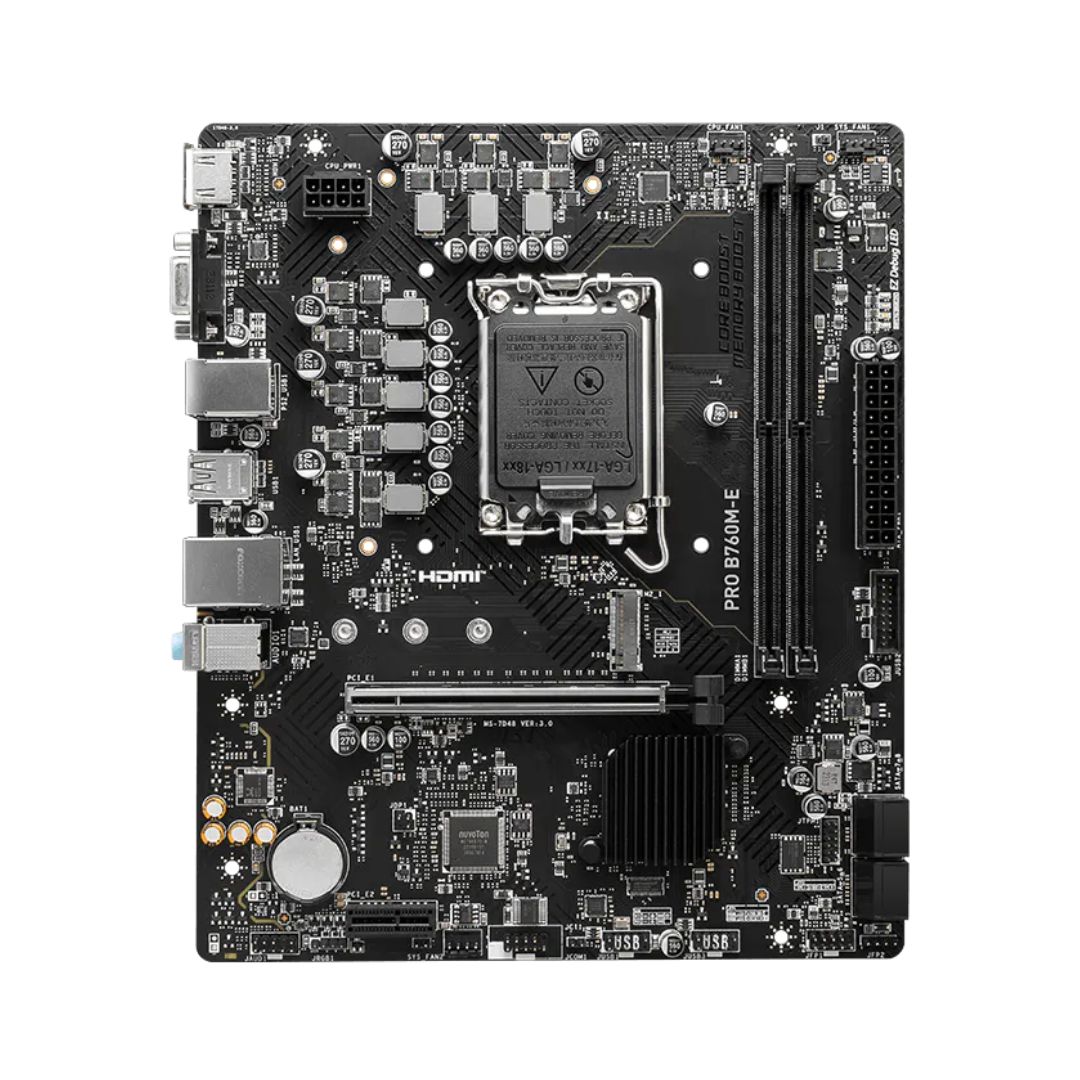 MOTHERBOARD MSI PRO B760M-E DDR5
