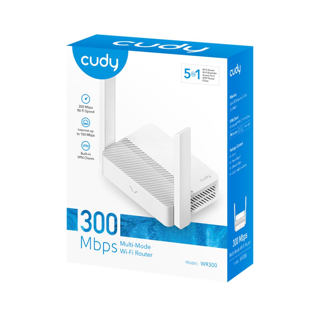 LAN ROUTER CUDY WR300 N300