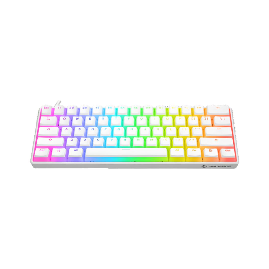 Gaming klaviatura RAMPAGE KB-R135 PARVUS WHITE