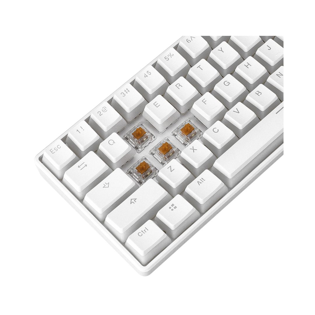 Gaming klaviatura RAMPAGE KB-R135 PARVUS WHITE