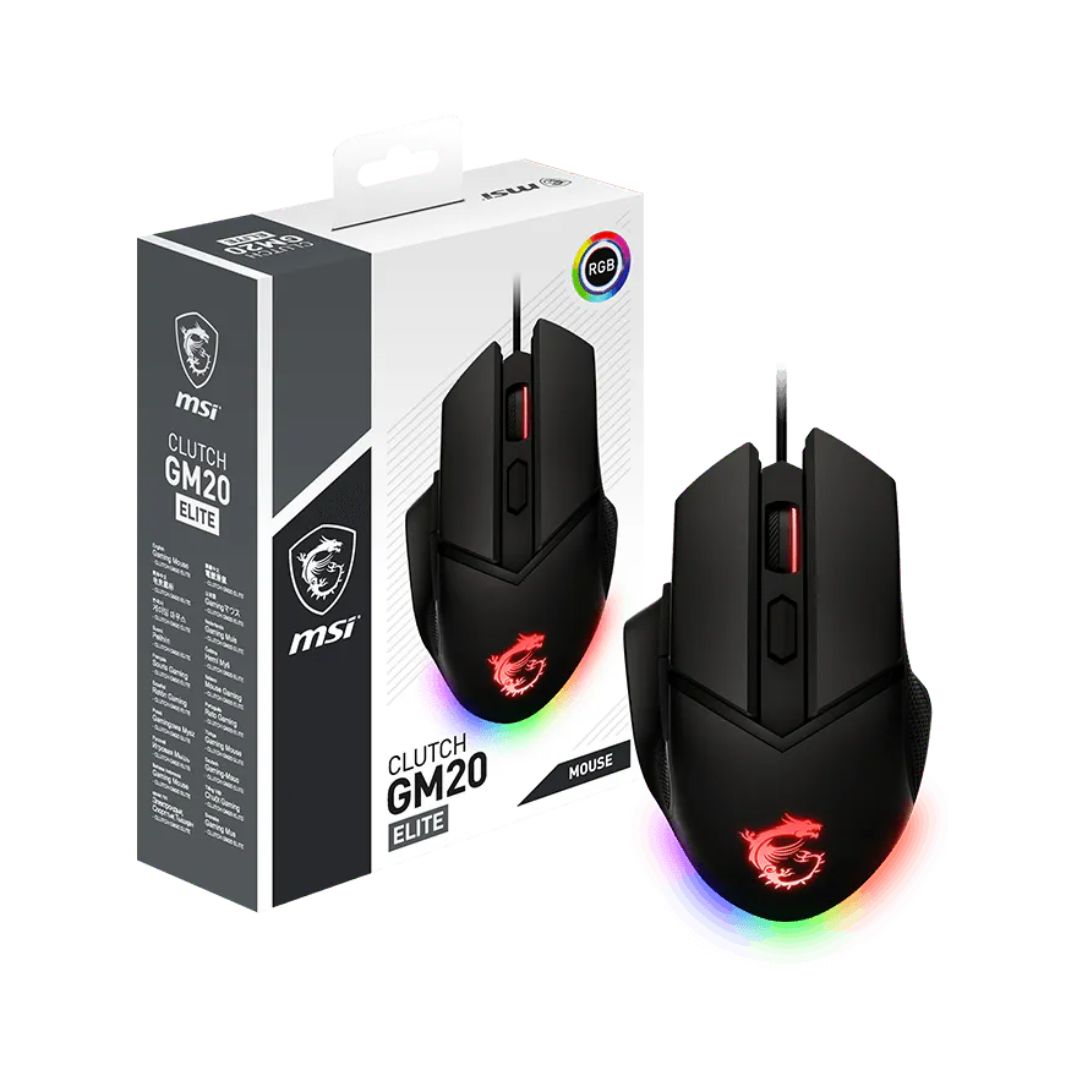 MOUSE GAMING MSI CLUTCH GM20 ELITE