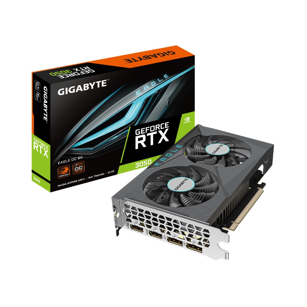 GIGABYTE GeForce RTX™ 3050 EAGLE OC 6G (GV-N3050EAGLE OC-6GD)
