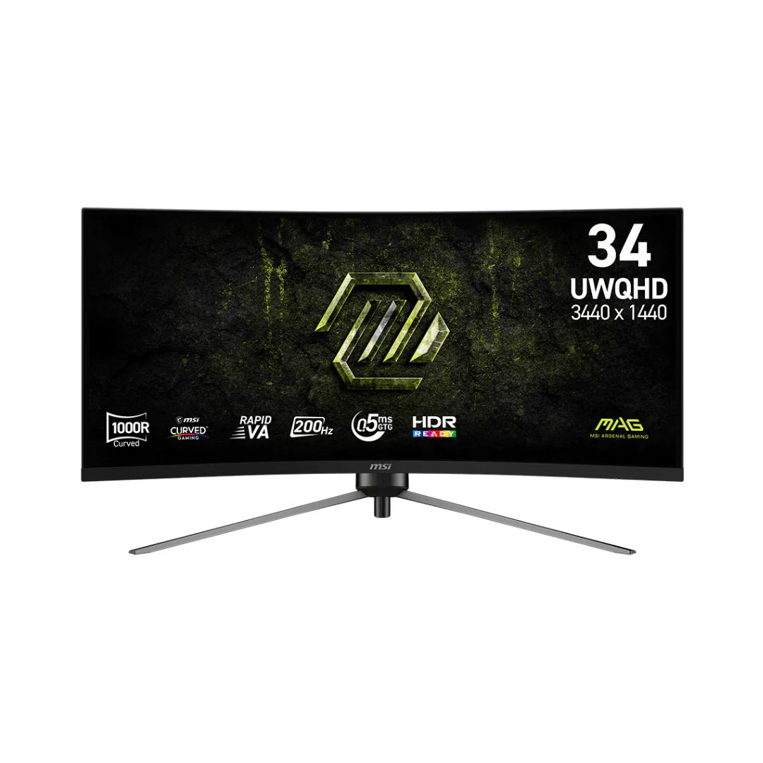 MSI MAG 345CQRF E20 3.5K 200HZ CURVED 1000R Gaming Monitor