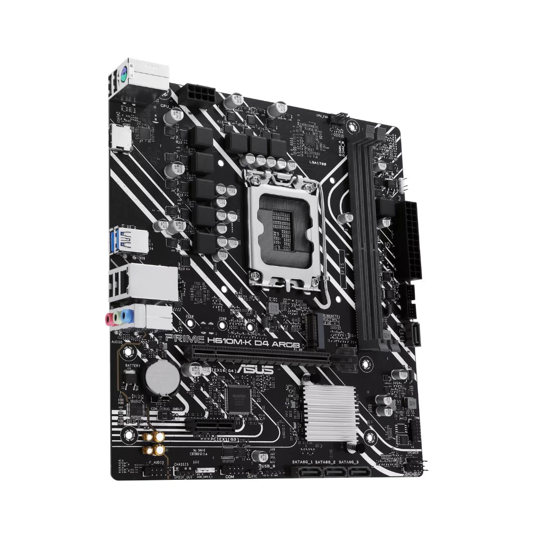 MOTHERBOARD ASUS PRIME H610M-K D4 ARGB