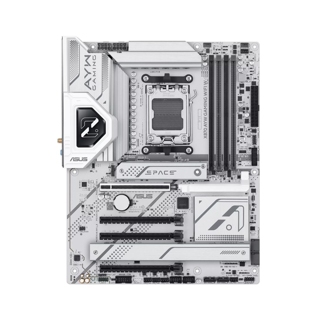 MOTHERBOARD ASUS X870 AYW GAMING WIFI WHITE DDR5 AM5