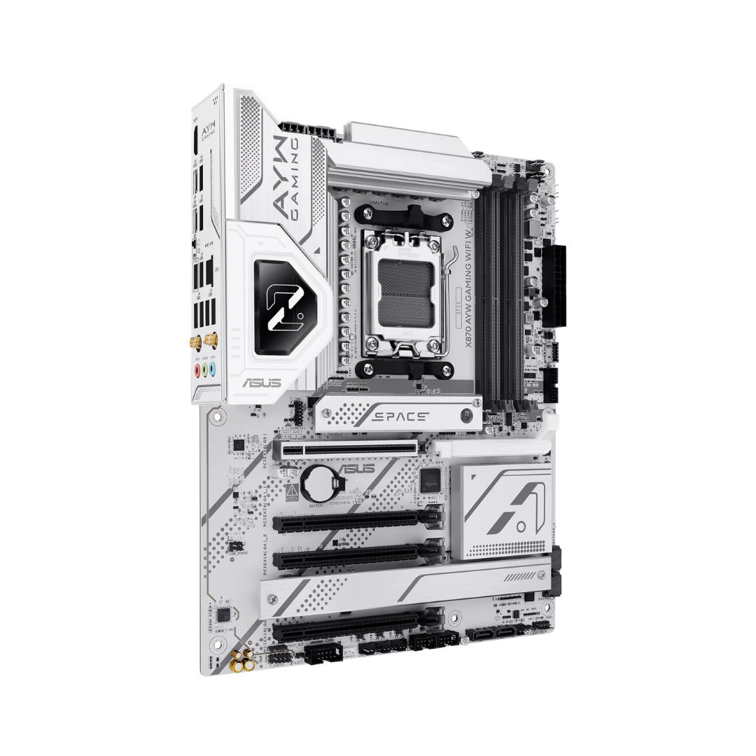 MOTHERBOARD ASUS X870 AYW GAMING WIFI WHITE DDR5 AM5