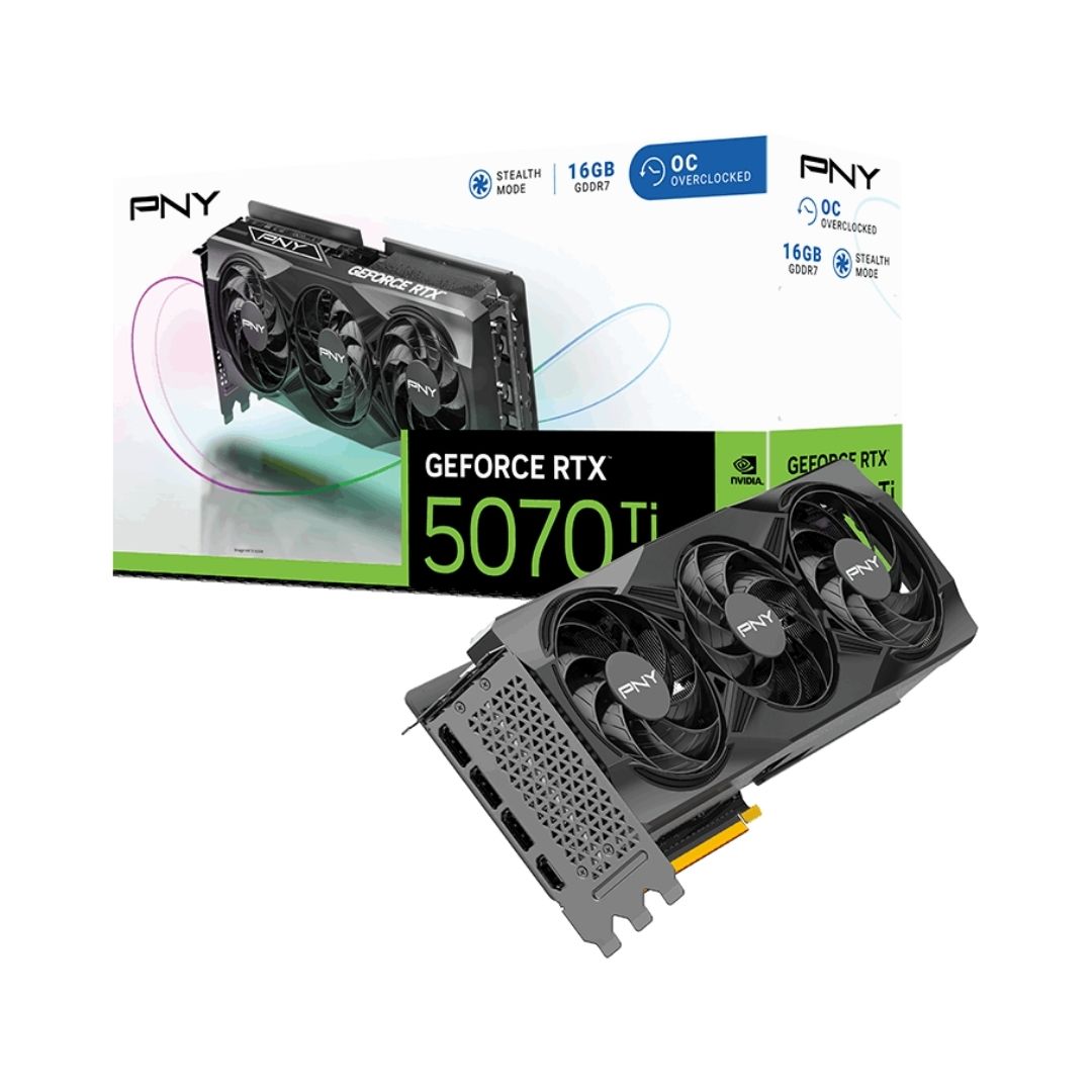 PNY GeForce RTX 5070 Ti 16GB 256BIT (VCG5070T16TFXPB1-O)