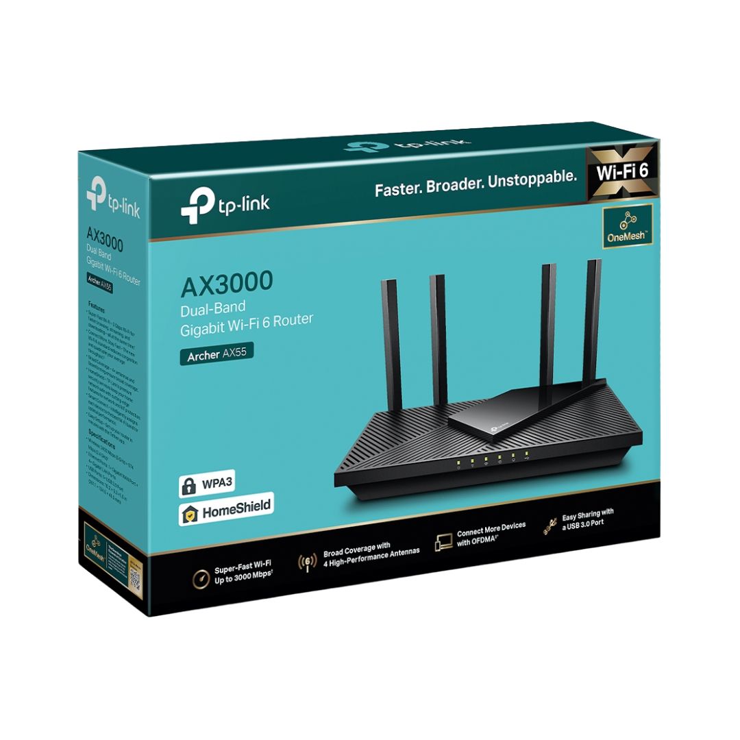 LAN ROUTER TP-LINK ARCHER AX55 AX3000