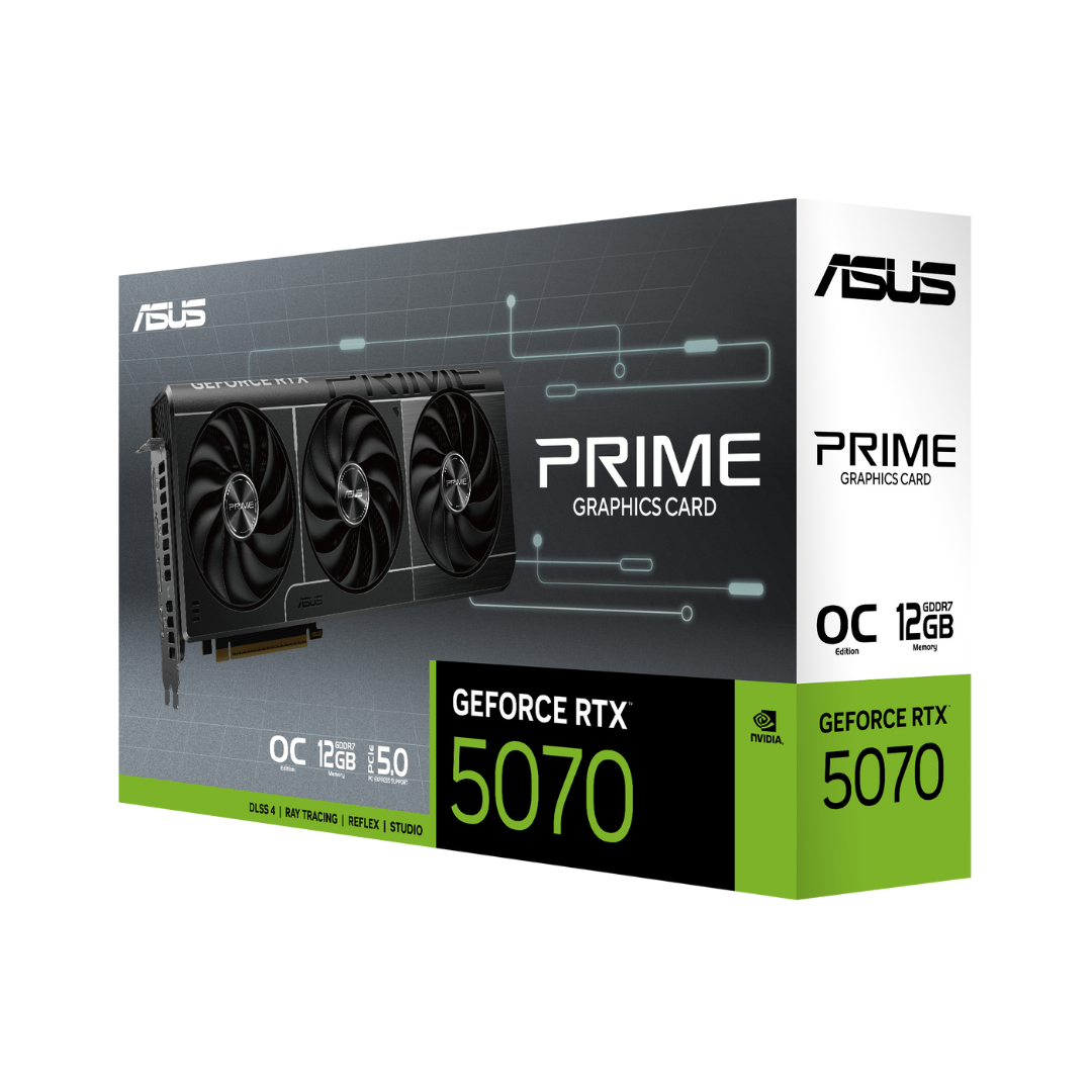 ASUS PRIME GeForce RTX™ 5070 12GB GDDR7 OC Edition