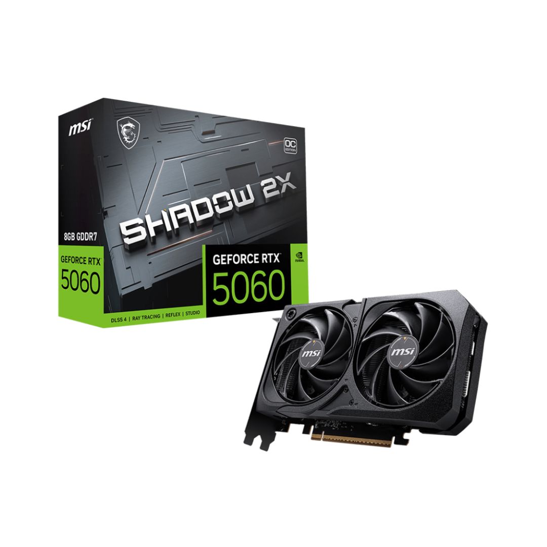 MSI GeForce RTX™ 5060 8G SHADOW 2X OC (G5060-8S2C)