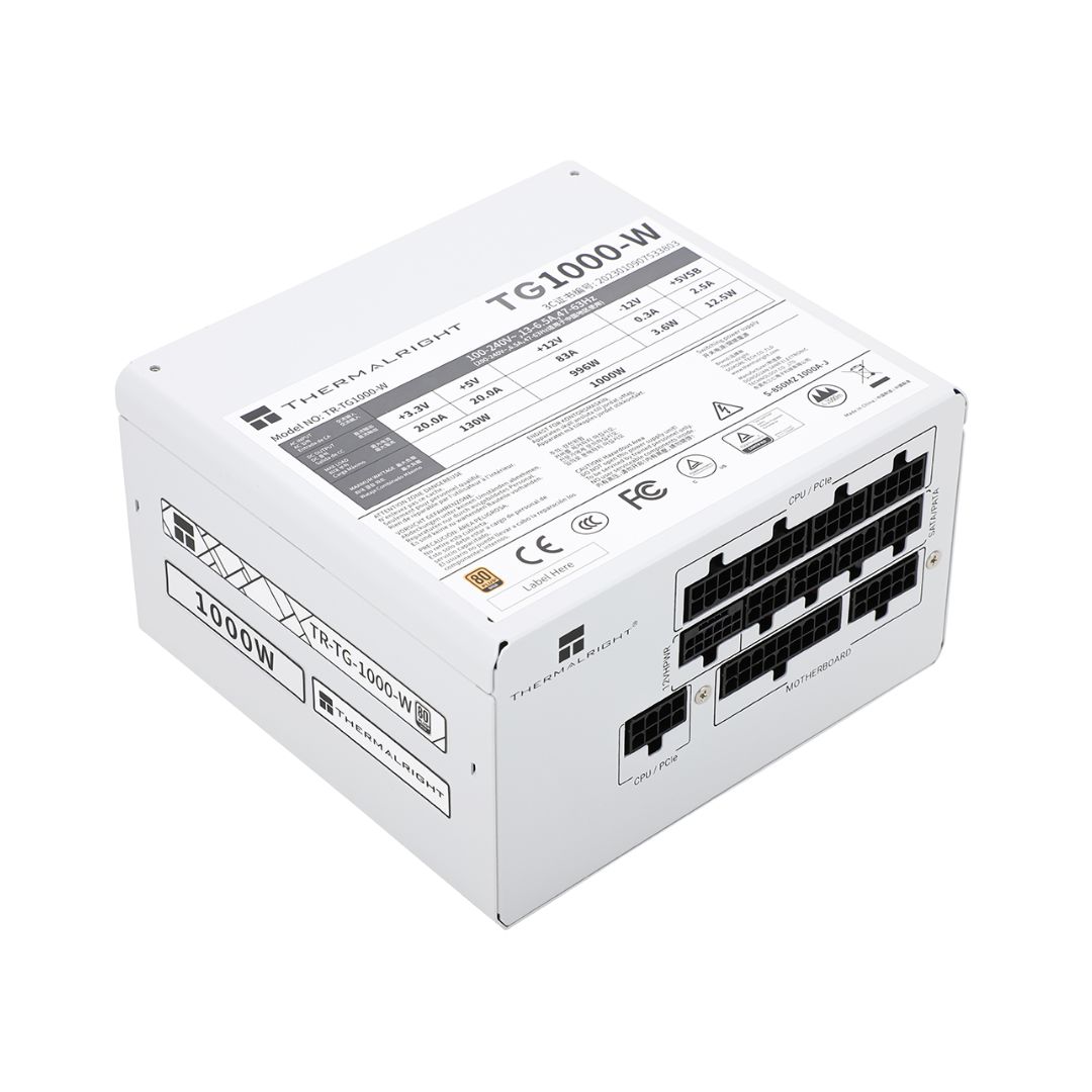 POWER SUPPLY THERMALRIGHT TR-TG1000-W 80+GOLD 1000W