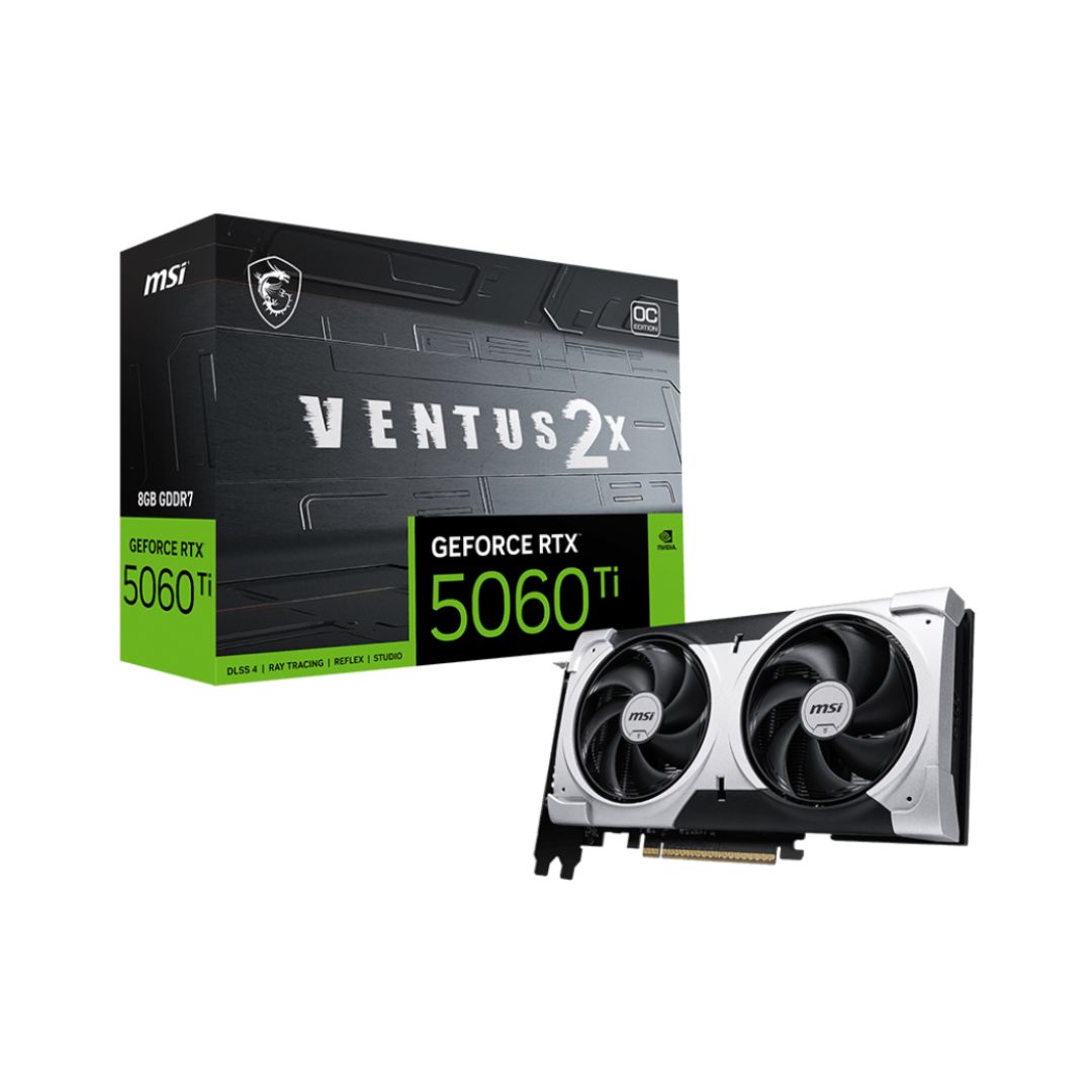 MSI GeForce RTX™ 5060 Ti 8G VENTUS 2X OC PLUS (G506T-8V2CP)