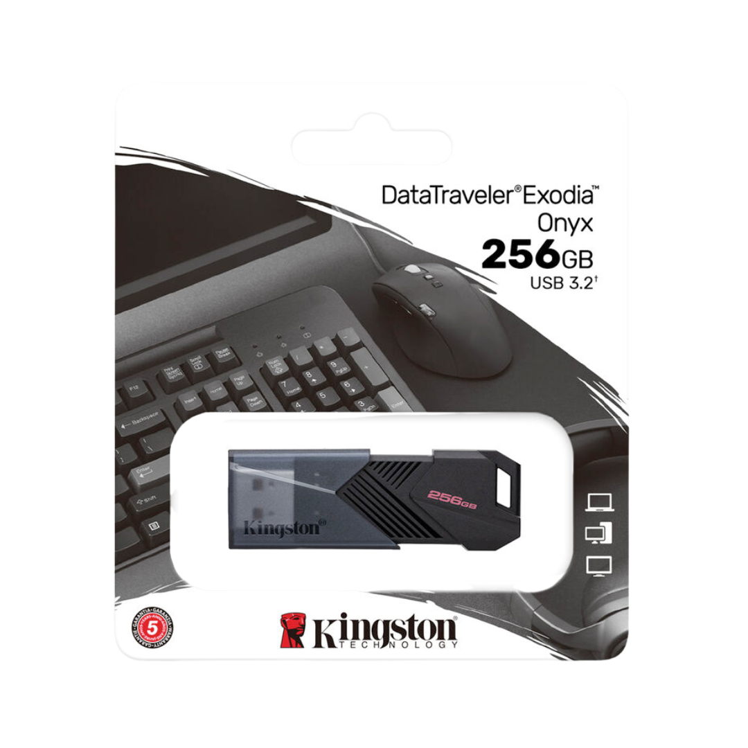 Fleş kart KINGSTON DATATRAVELER EXODIA ONYX 256GB