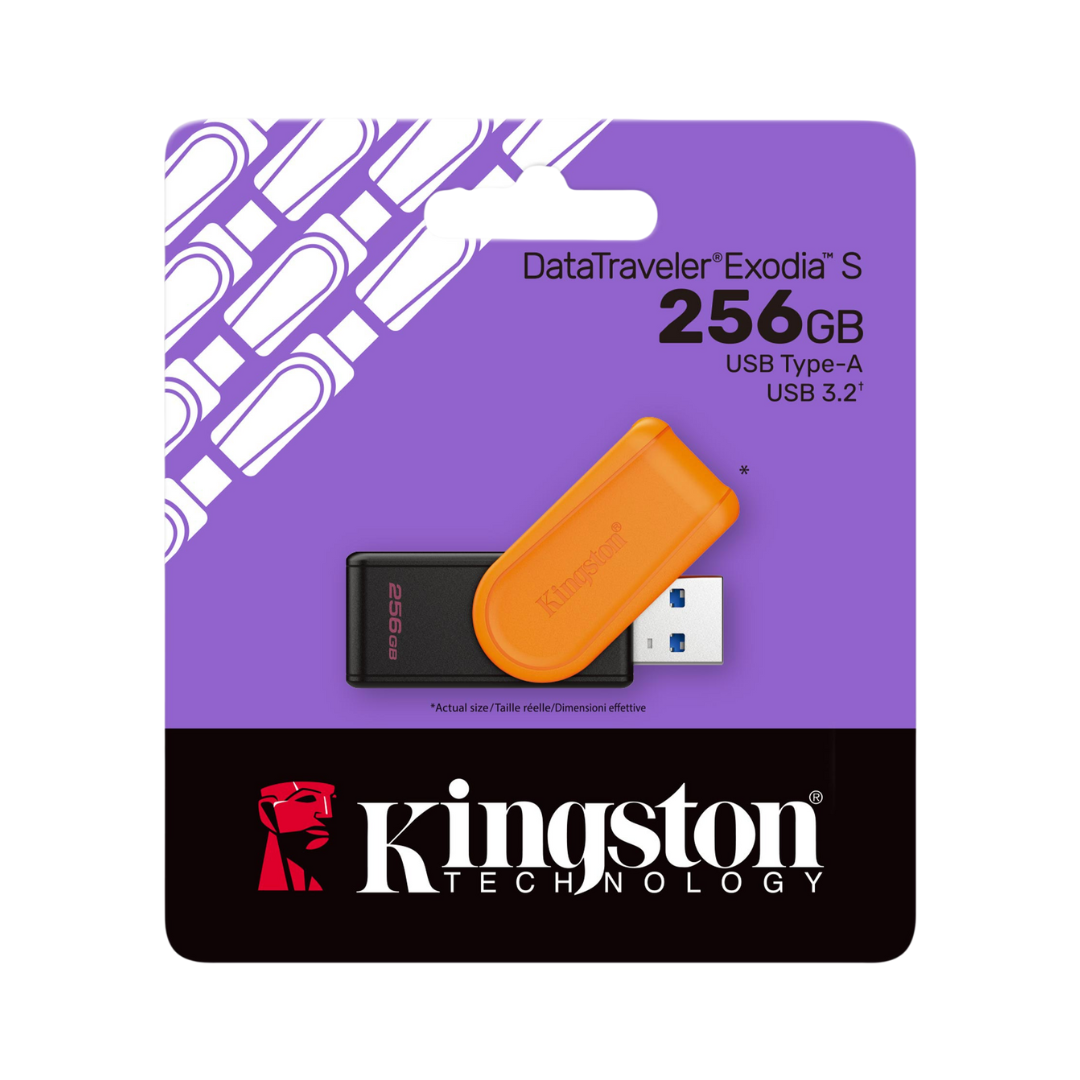 Fleş kart KINGSTON DATATRAVELER EXODIA S 256GB