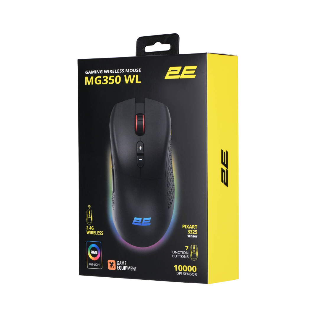 2E Gaming Mouse MG350 WL Black (2E-MG350UB-WL)