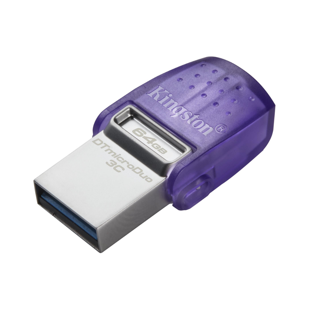Fleş kart KINGSTON DATATRAVELER MICRODUO 64GB TYPE-C+USB