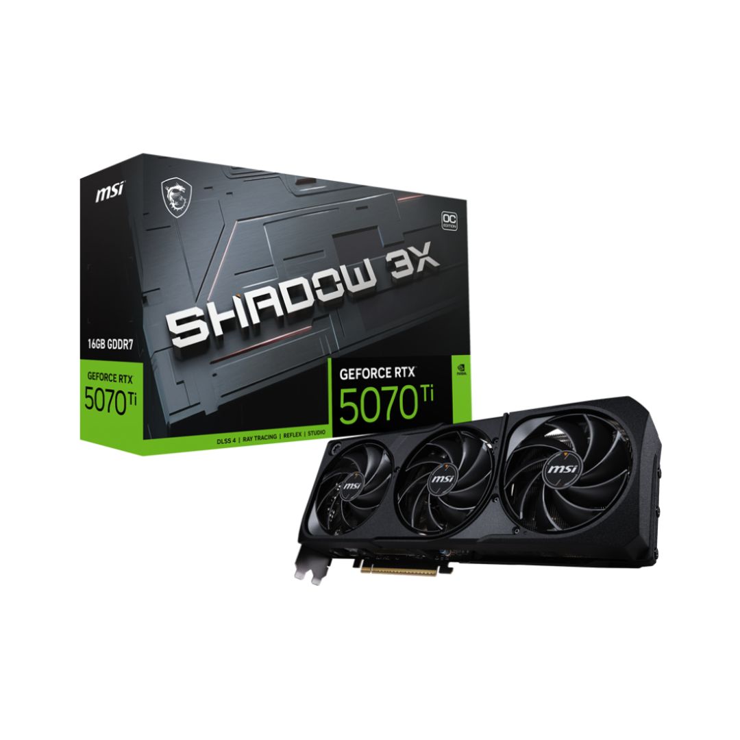 MSI GeForce RTX™ 5070 Ti 16G SHADOW 3X OC (G507T-16S3C)