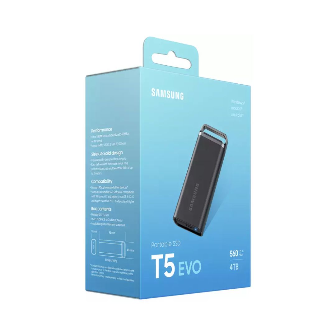 SSD USB SAMSUNG T5 EVO 4TB