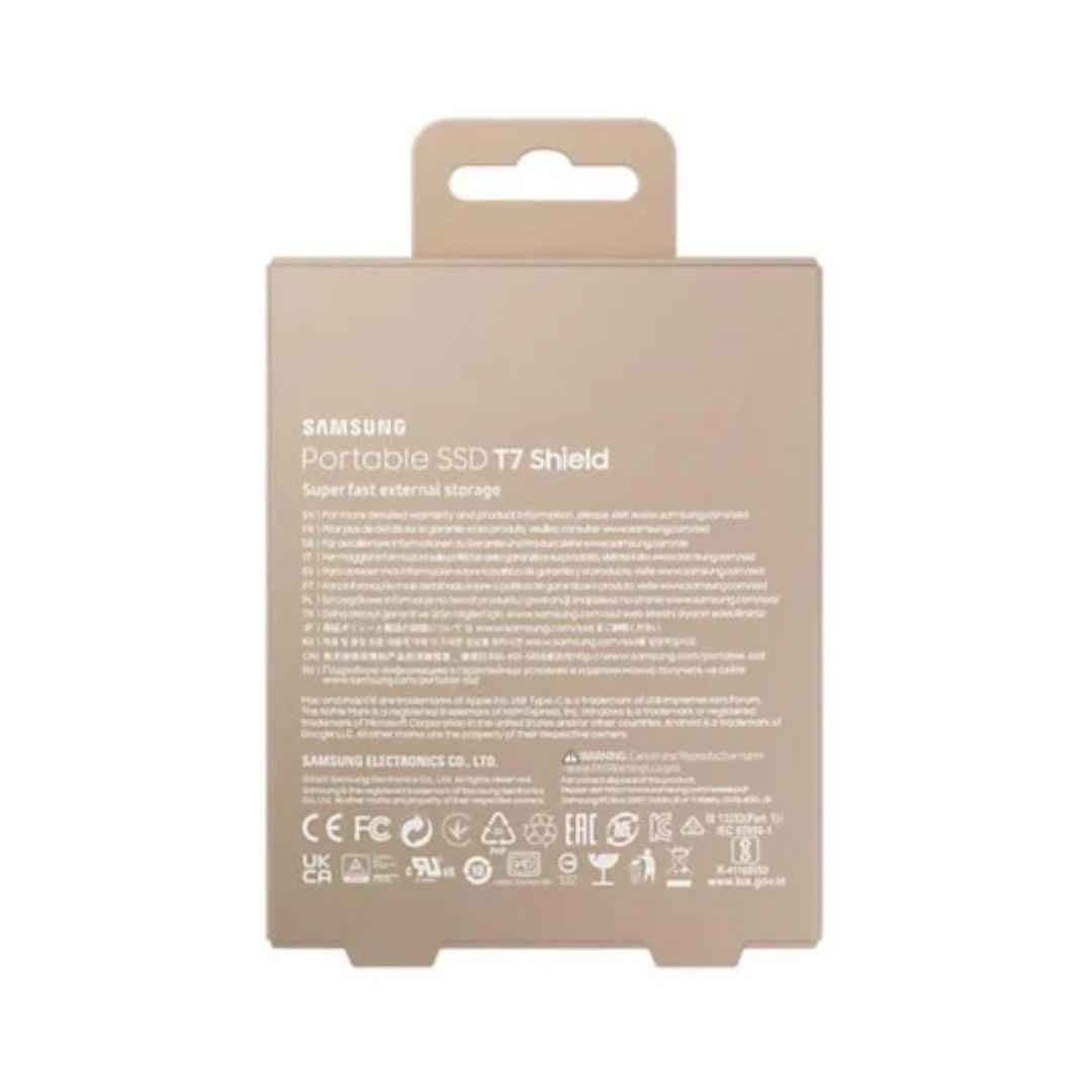 SSD USB SAMSUNG T7 1TB SHIELD WH