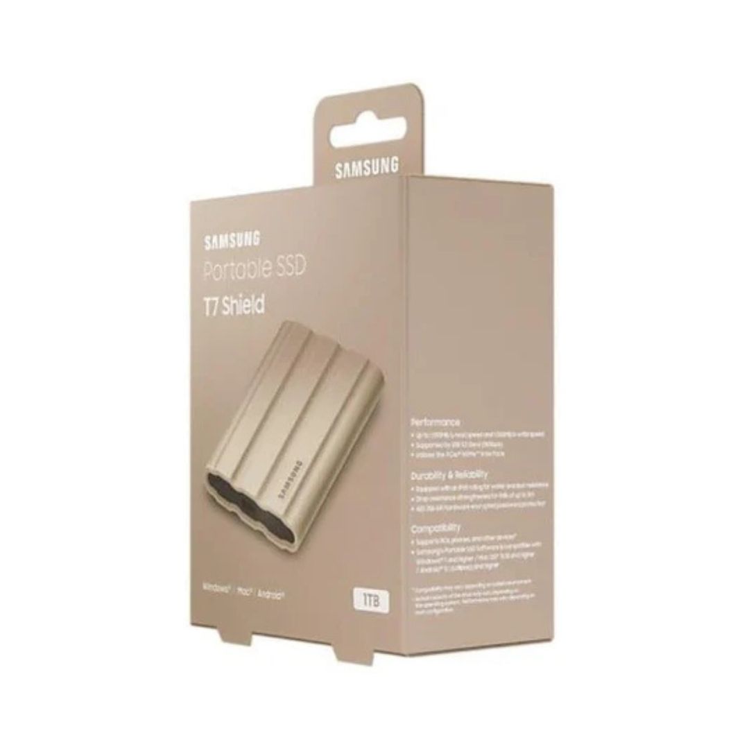 SSD USB SAMSUNG T7 1TB SHIELD WH