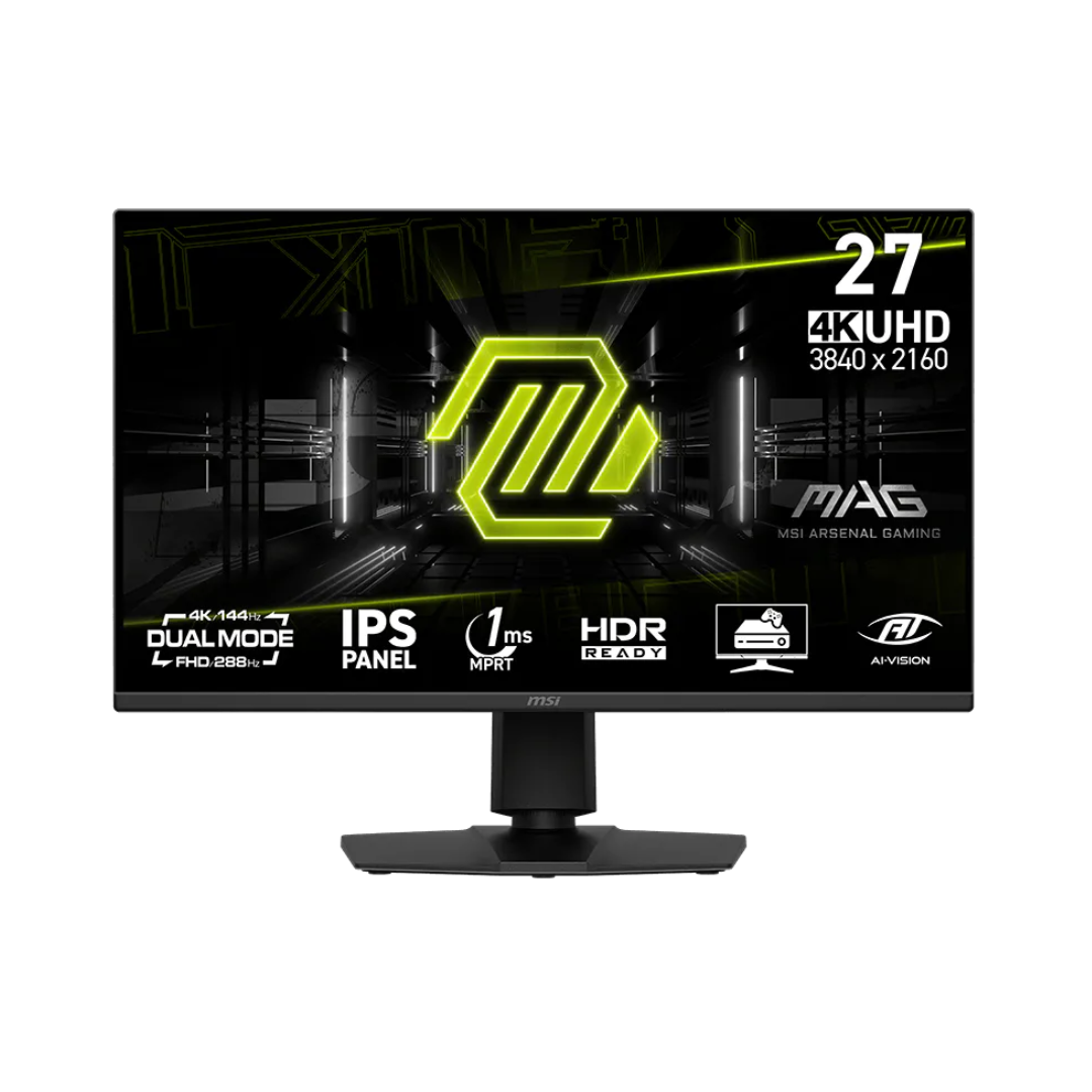 MSI MAG 275UPD E14 Gaming Monitor DUAL MODE 4K 144Hz - FHD 288HZ