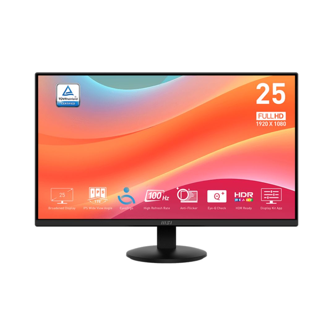 MONITOR MSI PRO MP252L 100HZ FHD 24.5"