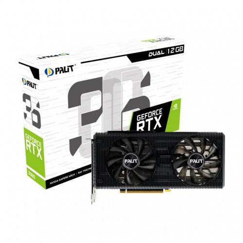 Videokart Palit DUAL RTX3060 12GB 192BIT GDDR6