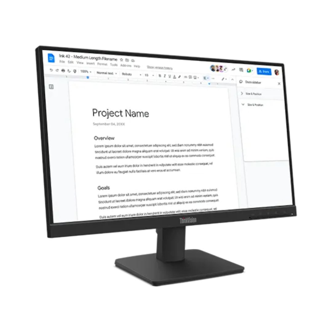 LENOVO ThinkVision 21.5 inch IPS FHD 100Hz Monitor - S22-4e
