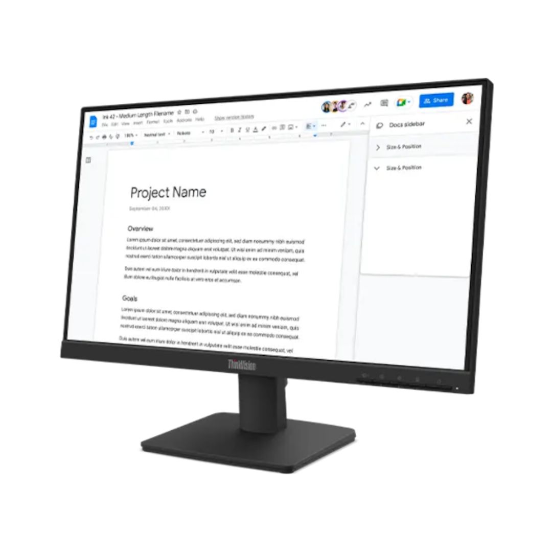 LENOVO ThinkVision 21.5 inch IPS FHD 100Hz Monitor - S22-4e
