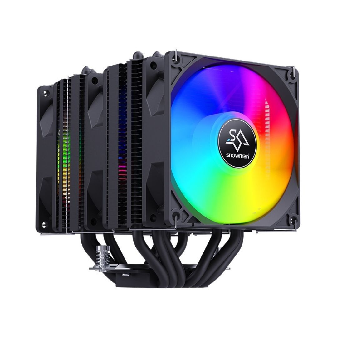 Snowman M-X6 V3 Black RGB 1155 prosessor kulleri