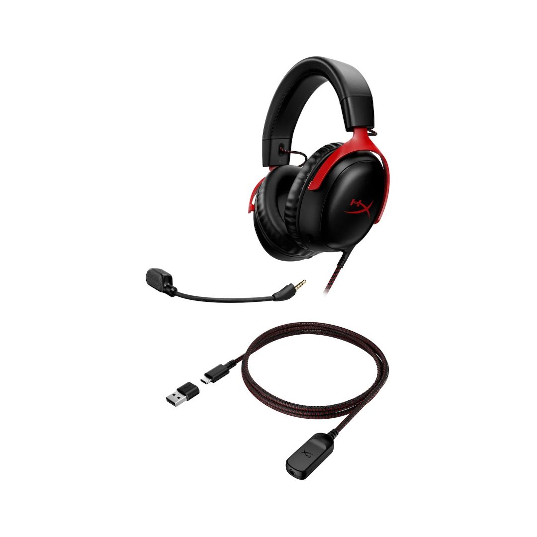HyperX Cloud III Black Red Gaming Qulaqlıq