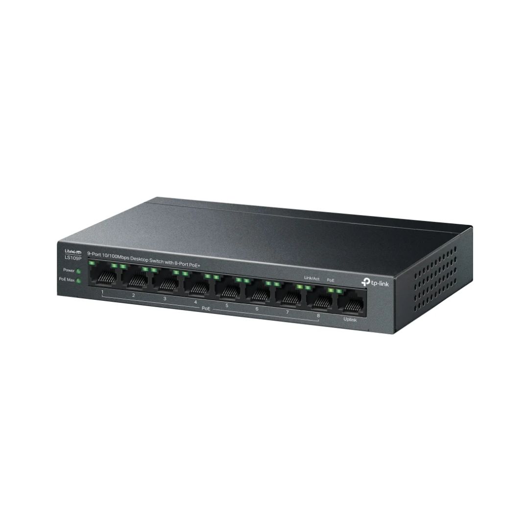 TP-Link LS109P 9-Port PoE Switch