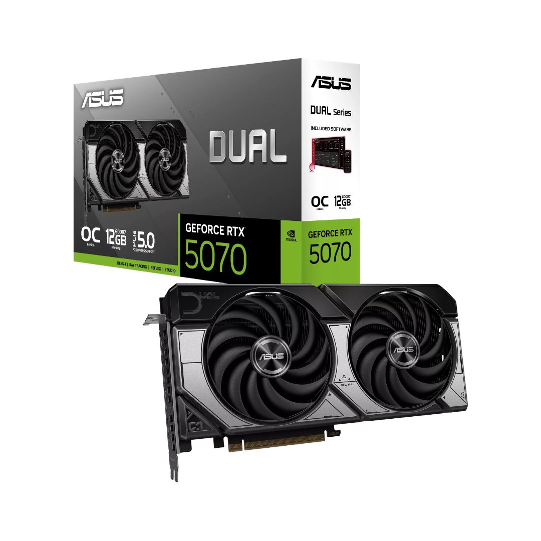 ASUS Dual GeForce RTX™ 5070 12GB GDDR7 OC Edition