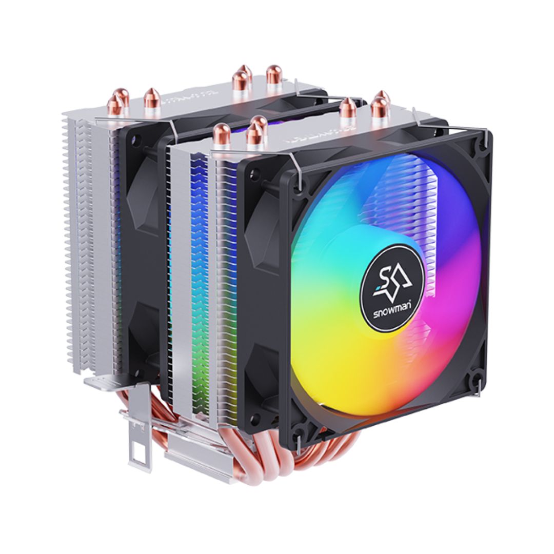 Snowman M-X6 V3 Black RGB 1155 prosessor kulleri