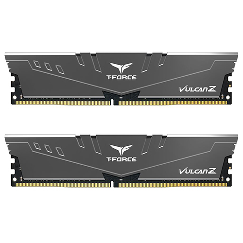 Operativ yaddaş TeamGroup T-FORCE VULCAN Z 32GB (2 x 16GB) DDR4-3600 PC4-28800 CL18 Dual Channel Desktop Memory Kit TLZGD432G3600HC - Gray