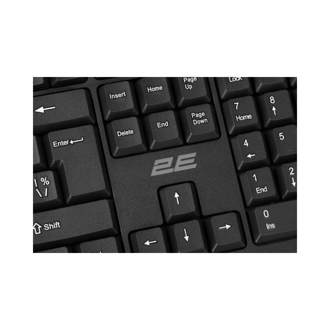 KLAVİATURA 2E KS108 USB BLACK (2E-KS108UB)
