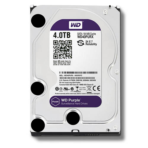 Hard Disk Western Digital Purple 4TB 5400 RPM 3.5